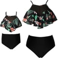 thumbnail image 1 of Girls Swimsuit Two Pieces Bikini Set Ruffle Falbala Swimwear Bathing Suits, 1 of 4