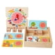 thumbnail image 5 of Reloj de Madera con Diseño de Dinosaurio para Enseñar, Aprender Las Horas Y Los Minutos, Ideal para Niños de Preescolar., 5 of 9