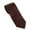 Brown, variant on - Mens Solid Neck Tie - Silver