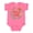 Hot Pink, variant on Inktastic Wild One Floral First Birthday Boys or Girls Baby Bodysuit