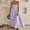 Light Purple, variant on Women's 2025 Summer Flowy Contrast Spaghetti Strap Maxi Dress Casual Sleeveless Backless Beach
