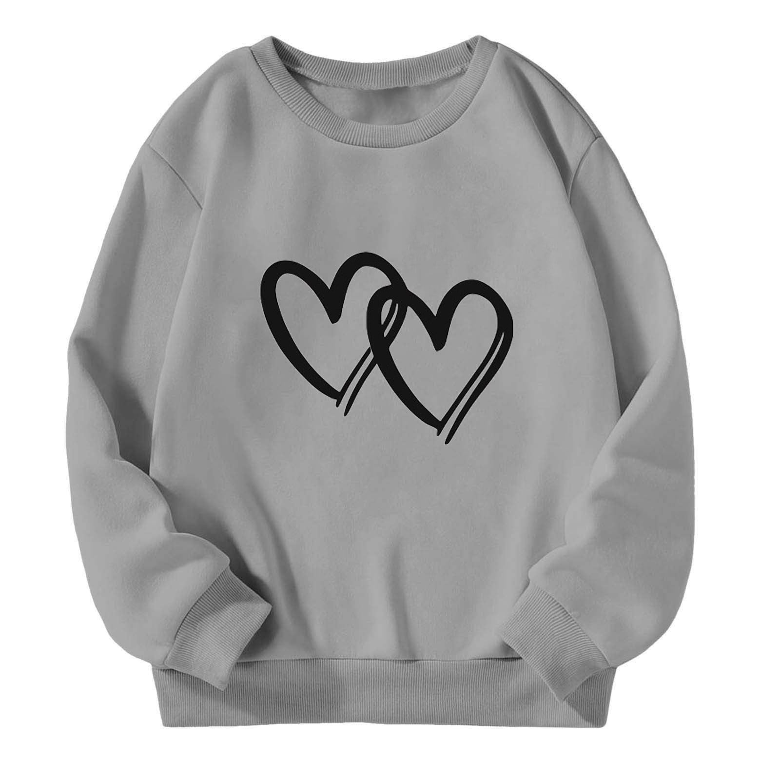 トップス Cotton lace heart sweatshirt Katherine Heart Embroidery Short Sleeve Sweater Top