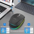 thumbnail image 4 of Wireless Gaming Mouse 2.4gBluetoothcompatible5.1 Dual-mode 2400dpi Mute Computer Mouse For Game Office, 4 of 9