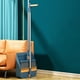 thumbnail image 1 of Juego de Escoba y Recogedor Giratorios 180° | Dientes Rascadores Autolimpiables | Mango de 96 Cm | Plástico Ligero | Azul/Naranja/Blanco | Uso Interior y Exterior | Diseño Compacto para Ahorrar Espac, 1 of 7