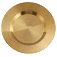 thumbnail image 3 of Shisuyan Assiette de Cuisine en Acier Inoxydable Dorée 1 Ensemble 7.07 X 7.07 X 0.67 Po, 3 of 8
