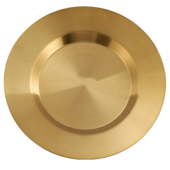 AURARMLET Stainless Steel Pasta Plate Set, Golden, 7.9 x 7.9 x 0.67 Inches, Dinnerware for Home and Kitchen