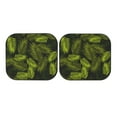 thumbnail image 7 of Fotbe Tropical Palm Leaves Fern Leaf 2-Piece Car Windshield Sun Shade | Sun Blocker for Car Windshield | Foldable Automotive Interior Accessories for Sun Protection-Small, 7 of 7