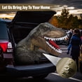 thumbnail image 2 of Decoración inflable de Halloween con diseño de dinosaurio ZPISF, 1,1 m, con LED, 2 of 7