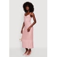 thumbnail image 2 of Women's Textured Knit Ruffle Trim Tiered Midi Dress, 2 of 3