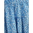 thumbnail image 5 of Floral High Waist Elastic Waist Tiered Mini Skirt, 5 of 5