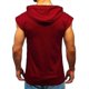 thumbnail image 3 of Men Short Sleeve Hoodie Gym Sports T-shirt Tank Tops, 3 of 5