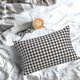 thumbnail image 5 of Fotbe Houndstooth Black And White Funda de Almohada Decorativa Estilo Occidental, Lujo en Algodón, Fundas para Almohadas King, Cojín Estampado para Decoración del Hogar-16"x24", 5 of 6