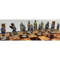 thumbnail image 6 of Medieval Times Crusades set chess men Arabians vs Christians Crusade NO Board, 6 of 6
