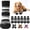 Black, variant on Socks for Hot Pavement, Non Slip Shoes to Licking Paws, Booties with Grippers for Hardwood Floors, Puppy Boots & Paw Protectors for Small Medium Large Senior Dogs,M