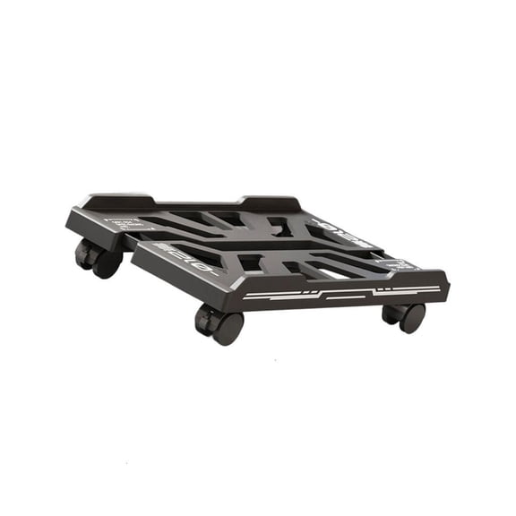 Adjustable Mobile CPU Stand with 4 Casters Wheel Floor Standing Host Stand Mobile PC Cart Stand Computer Tower Stand