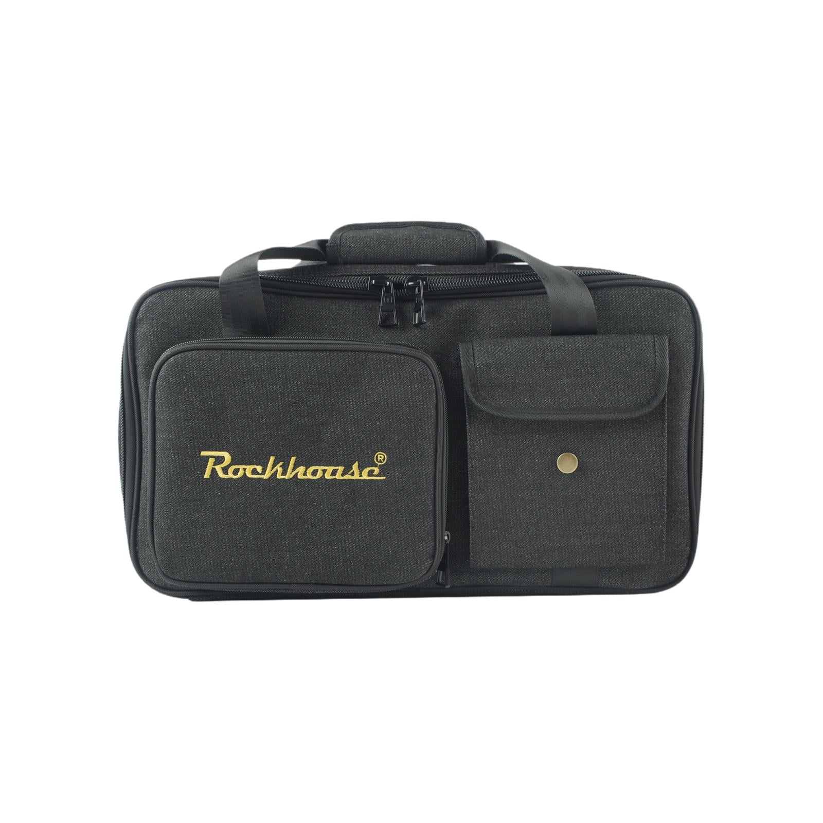 LeeQinersw Guitar Effects Pedal Board Bag Multieffects Carrier for Daily Transport Show L Black L