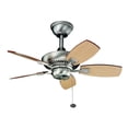thumbnail image 2 of Ceiling Fan with Traditional Inspirations 15 inches Tall By 30 inches Wide-White Finish Bailey Street Home 147-Bel-704178, 2 of 9