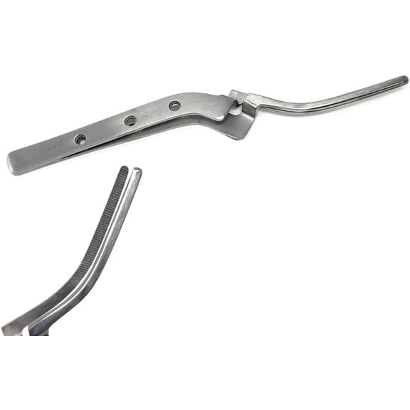 Lab Use Forceps Articulating Style Paper Tweezers with Fenestrated Design Grip for Controlled Handling