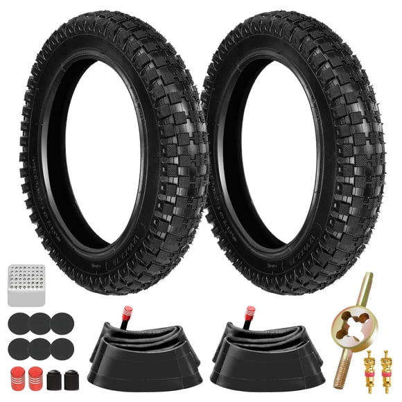 Neumático para moto de cross HIAORS 12.5 x 2.75 con cámaras de aire, paquete de 2