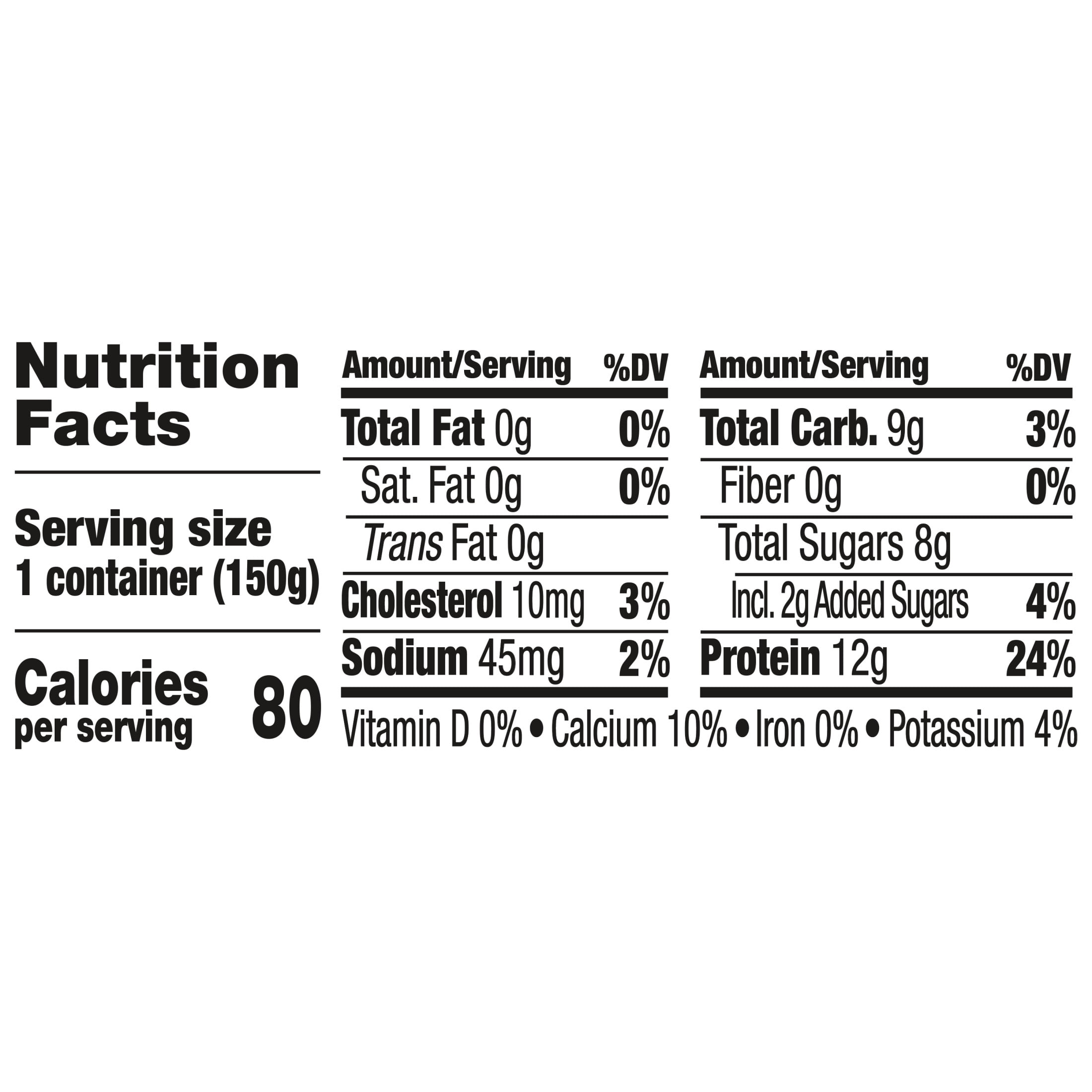 Light + Fit Caramel Apple Pie Greek Fat Free Yogurt Cup, 5.3 oz