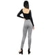 thumbnail image 2 of Jeggins Mujer Legging Pantalón A Cuadro Mallones Mayon Malla, 2 of 5