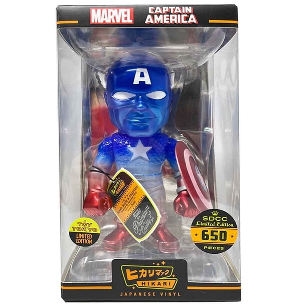 Hikari de Funko: Marvel - Captain America Rojo, Blanco y Azul