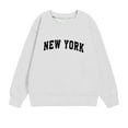 thumbnail image 4 of Infant Sweatshirt Children's Shirt Long Sleeved Printed T-Shirt Printed Round Neck Short Tops Suitable for Boys and Girls Aged 1-12 T-Shirts Sweaters For Kids White 2T, 4 of 4