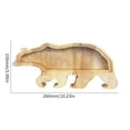 thumbnail image 3 of Hucha de madera para guardar monedas, juguete para niños y niñas (oso polar), 3 of 3