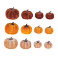 thumbnail image 2 of 12 adornos de calabaza de Halloween, colecciones de decoración de otoño, ilustraciones, manualidades de calabaza simuladas para la mesa de entrada,, 2 of 8