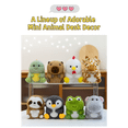 thumbnail image 3 of Mini Animal Plush Figures, Soft Stuffed Desk Decor, Single Piece or Multi-Pack Set, 3 of 19