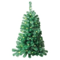 IdeaWorks Wall Mounted Christmas Tree, Lighted, and 3 Feet Tall