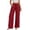 Red, variant on Tqcoqu Womens Wide Leg Linen Palazzo Pants Casual Elastic Waist Drawstring Flowy Loose Beach Travel Trousers with Pockets,Army Green,Women's S-XXL