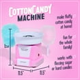 thumbnail image 2 of Nostalgia Retro Cotton Candy Machine, Countertop Cotton Candy Maker with Clear Rim Guard, Pink, 2 of 8