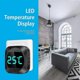 thumbnail image 3 of Wireless Doorbell, with LED Temperature, Waterproof Door Bell Electronic Chime Kit with 2 Plug-in Receivers, 3 of 5