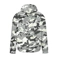 thumbnail image 5 of TFEOQRY Men's Hooded Sweatshirts Loose Camouflage Drawstring Printed Pullover Long Sleeve Hooded Tops Sweatshirt Multicolor, 5 of 5