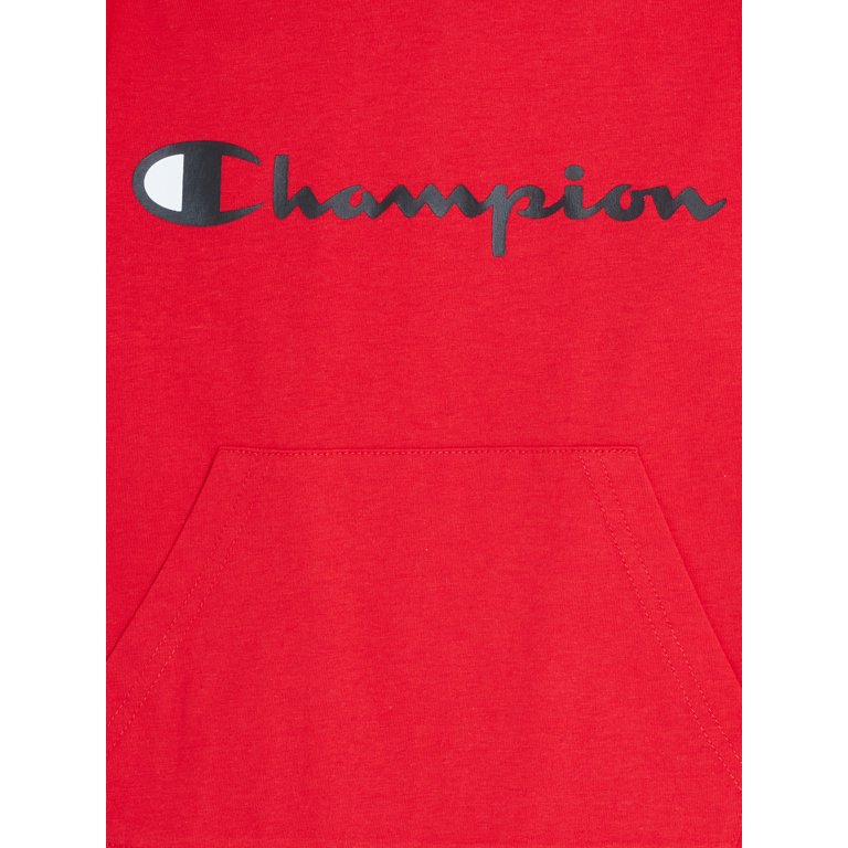 Champion Kids Boys Long Sleeve Hooded and Crew Neck Tee Shirt and