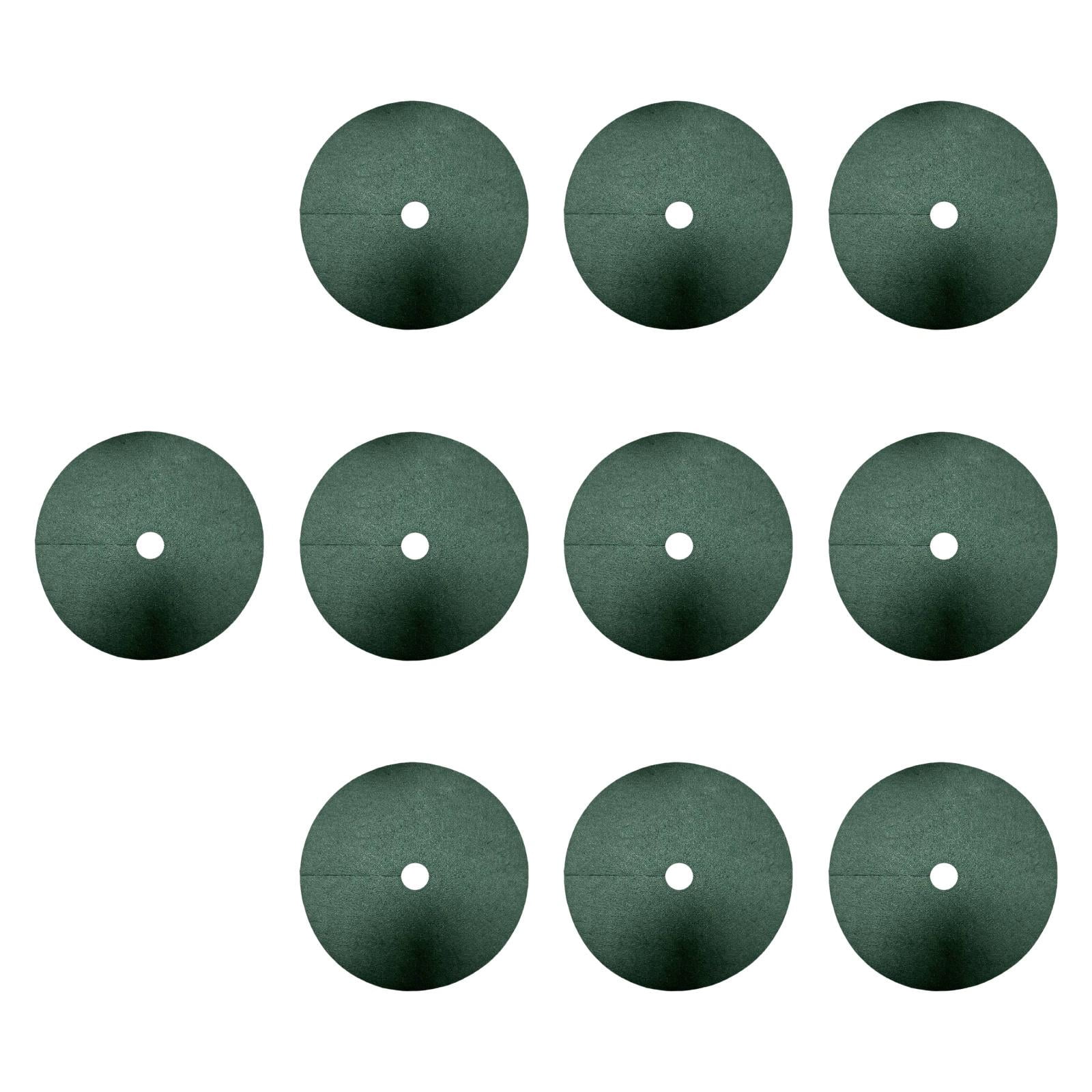 figatia 10 Pieces Tree Mulch Rings for Control Fruit Tree Protector Potted Plant Protection Round Non Woven Protection Mats 72cm 8cm Hole