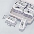 thumbnail image 3 of Juego de 6 soportes para edredón de seguridad NQ, sin agujas, blanco, 3 of 3
