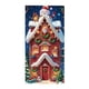 thumbnail image 2 of Adornos navideños, regalos navideños, cubierta de puerta navideña de 35 x 71 pulgadas - Patrones de Papá Noel, decoración de puerta para el día de Navidad - Decoración para fiestas de festivales, cubi, 2 of 6
