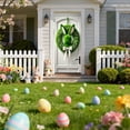 thumbnail image 4 of D Spring Festival Door Curtain Hanging Decor With Bunny And Egg Pattern Polyester Fabric For Holiday Party Background 70.87 Inches High, 4 of 7