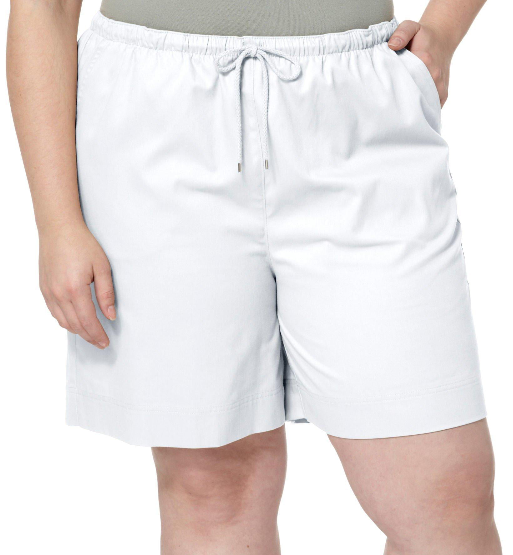 Coral Bay Plus The Everyday Pull On Drawstring Shorts 