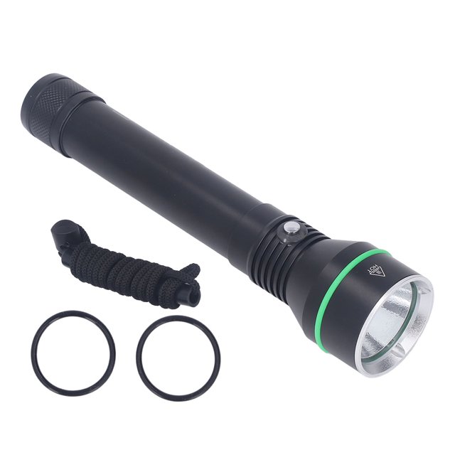 Linterna LED de 3000 lúmenes con modos ajustables, clasificación IPX8, a prueba de golpes para aventuras de buceo, luz de buceo impermeable de alta potencia
