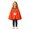 Orange, variant on Halloween Costumes for Girls Fall Winter Print Hooded Cape Solid Pants Fashion 2 Piece Sets Size 18-24M