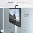 thumbnail image 2 of VIVO Black Office Cubicle Monitor Mount Stand Attachment  for 17" to 32" Screen, 2 of 8