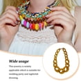 thumbnail image 3 of Gargantilla Vintage Qarigey para Mujer Collar de Cadena Gruesa Color Amarillo, 3 of 6
