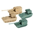 thumbnail image 2 of 4x 1: 144 modelo de tanque 4d kits de construcción de tanque de juguete Modelo de vehículos con ruedas coleccionables en miniatura para niños regalos, 2 of 10