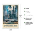 thumbnail image 2 of New York Central System - Heart of Industrial America - Vintage Railroad Travel Poster by Leslie Ragan c.1943 - Master Art Print (Unframed) 13in x 19in, 2 of 4