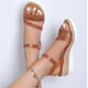 thumbnail image 5 of Novedad de verano, sandalias con plataforma de tacón de cuña Retro Boca de pescado, zapatos romanos para mujer Wmkox8yii sa5056, 5 of 7