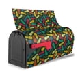 thumbnail image 3 of Fuzoiu Pineapple Fruit Colorful Print Decorative Waterproof Mailbox Cover,Welcome Magnetic Mailbox Cover, Post Letter Box Wrap Cover for Outdoor Decor -25.5x21 in, 3 of 8