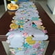 thumbnail image 4 of Camino de mesa de conejo de Pascua con huevos y flores bordados | Mantel decorativo de poliéster blanco de 218 cm para cenas y fiestas navideñas, 4 of 9
